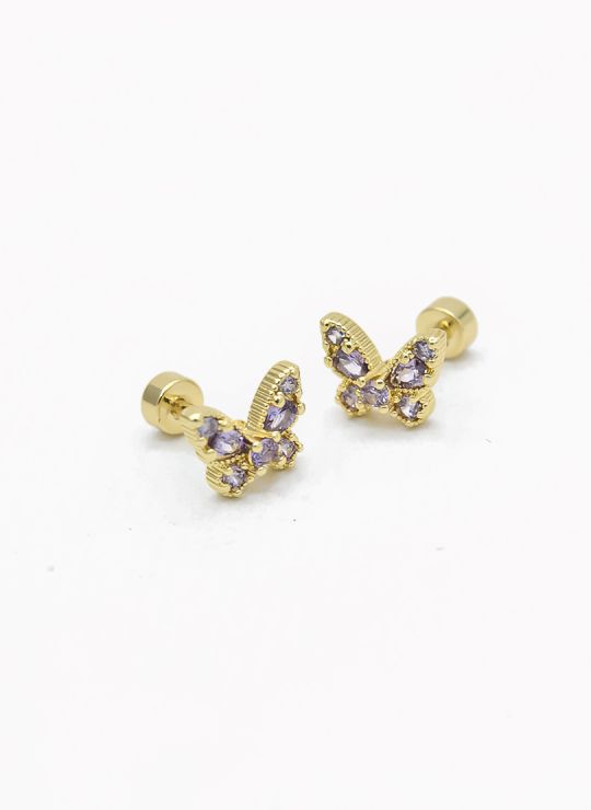 ARETES RODIO MARCA XUPING MICROCIRCONES /YSX