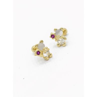 ARETES RODIO MARCA XUPING MICROCIRCONES /YSX