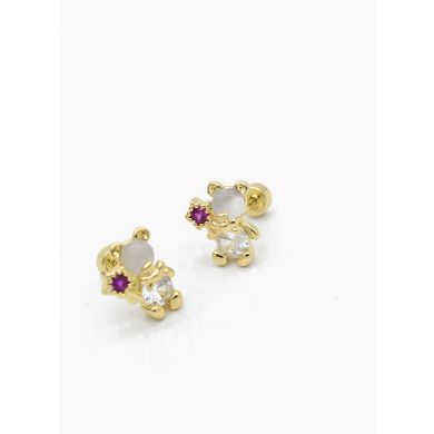 ARETES RODIO MARCA XUPING MICROCIRCONES /YSX